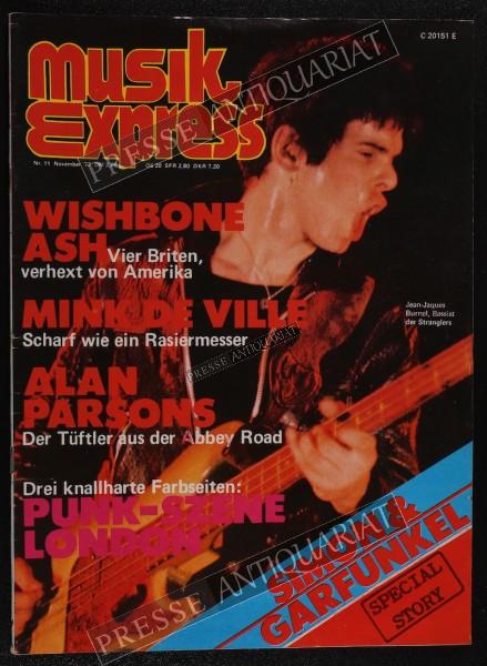 Musik Express, 01.11.1977 bis 30.11.1977
