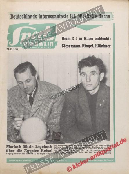 Sportmagazin Nr. 1A, 05.01.1959 bis 11.01.1959