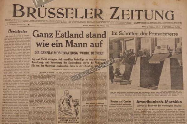 Brüsseler Zeitung, 16.02.1944