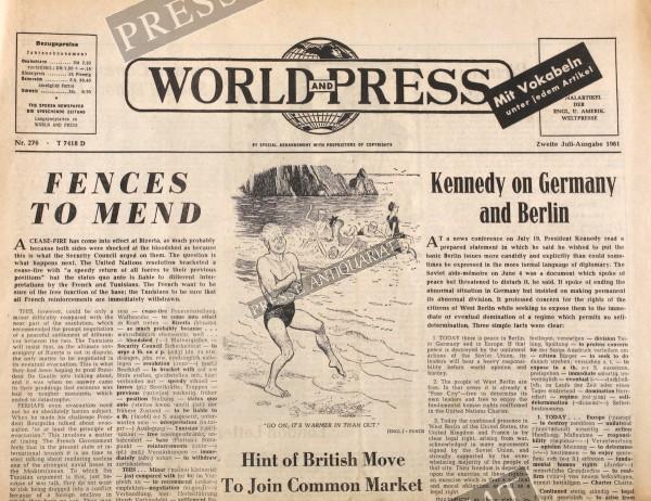 World and Press, 15.07.1961 bis 28.07.1961