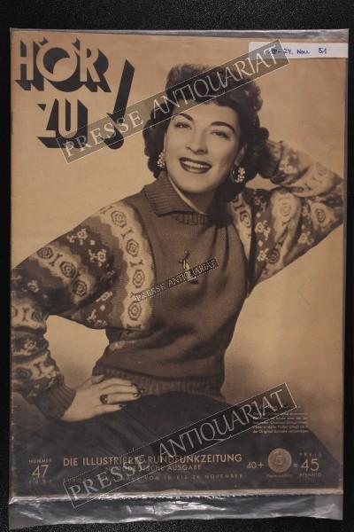 Rundfunkzeitung Hörzu, 18.11.1951 bis 24.11.1951