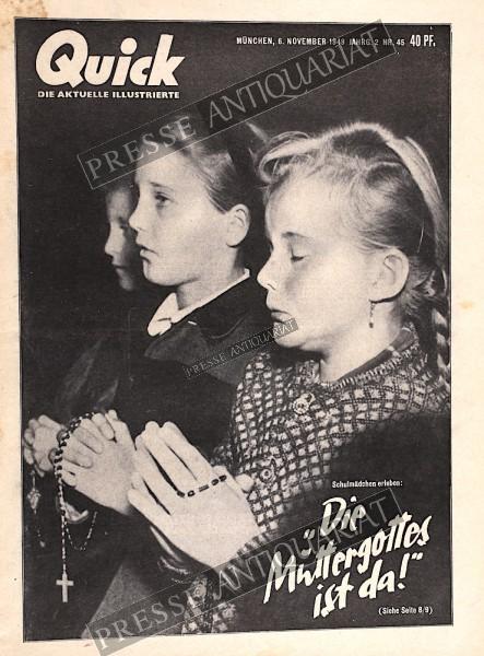 Quick Illustrierte, 06.11.1949 bis 12.11.1949