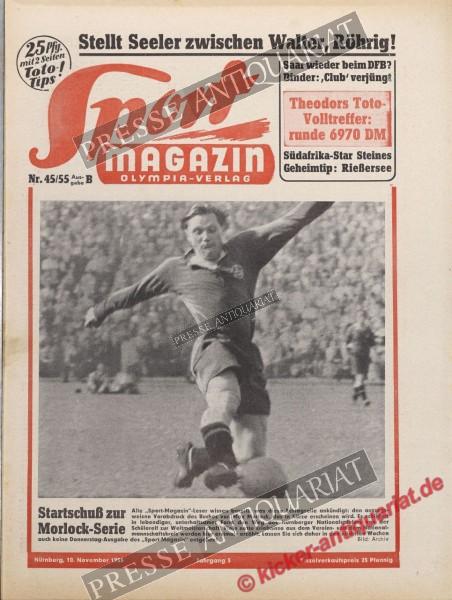 Sportmagazin Nr. 45B, 10.11.1955 bis 16.11.1955