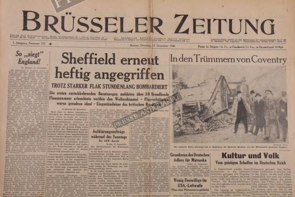 Brüsseler Zeitung, 17.12.1940