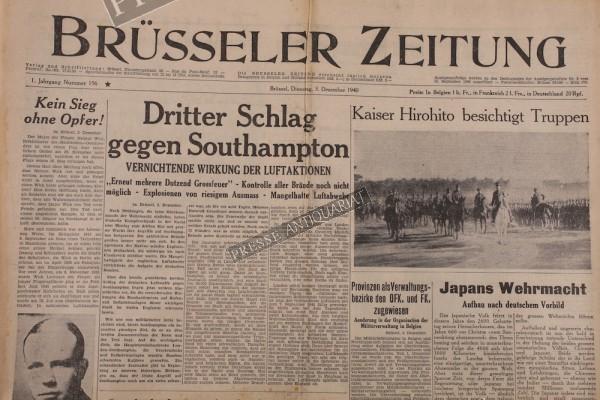 Brüsseler Zeitung, 03.12.1940