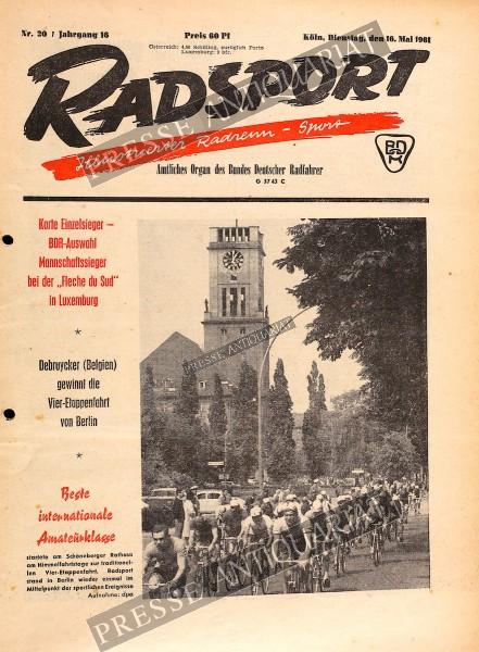 Radsport Illustrierte, 16.05.1961 bis 22.05.1961