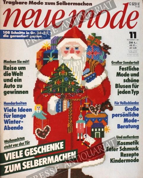 Neue Mode Zeitschrift, 01.11.1981 bis 30.11.1981