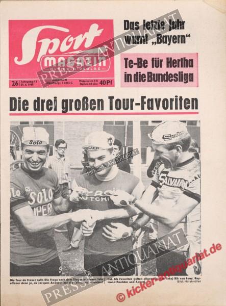Sportmagazin Nr. 26B, 24.06.1965 bis 30.06.1965