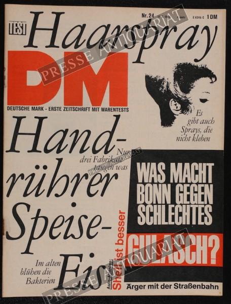 DM Die Deutsche Mark Zeitschrift mit dem Warentest, 11.06.1964 bis 17.06.1964