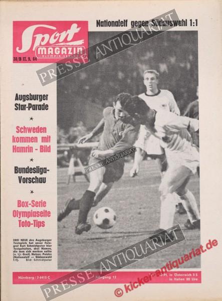 Sportmagazin Nr. 38B, 17.09.1964 bis 23.09.1964