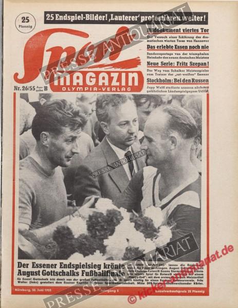 Sportmagazin Nr. 26B, 30.06.1955 bis 06.07.1955