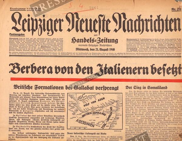 Leipziger Neuste Nachrichten, 21.08.1940
