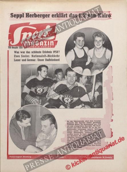 Sportmagazin Nr. 1B, 01.01.1959 bis 07.01.1959