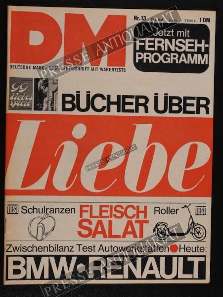 DM Die Deutsche Mark Zeitschrift mit dem Warentest, 25.03.1965 bis 31.03.1965