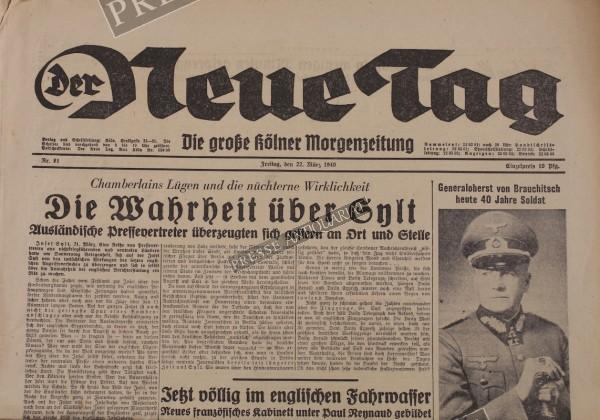Der Neue Tag, 22.03.1940
