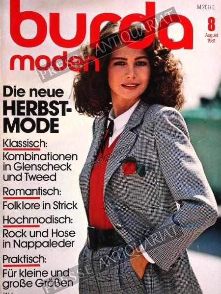 Burda Moden, 01.08.1981 bis 31.08.1981