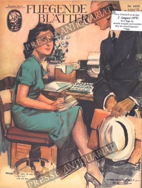 Fliegende Blätter, 08.08.1940 bis 14.08.1940