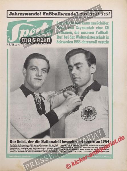 Sportmagazin Nr. 51A, 23.12.1957 bis 29.12.1957