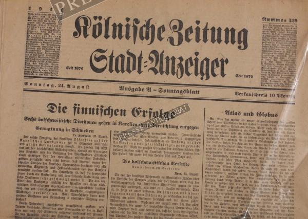 Kölnische Zeitung Morgenblatt, 24.08.1941