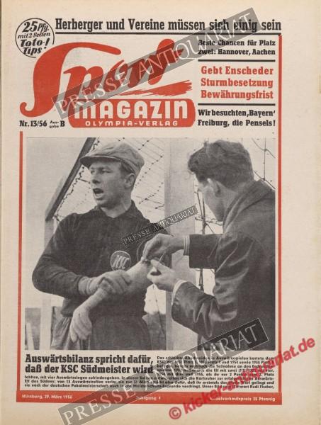 Sportmagazin Nr. 13B, 29.03.1956 bis 04.04.1956