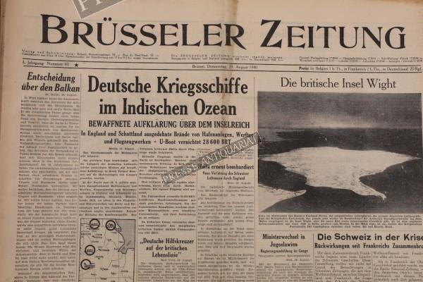 Brüsseler Zeitung, 29.08.1940