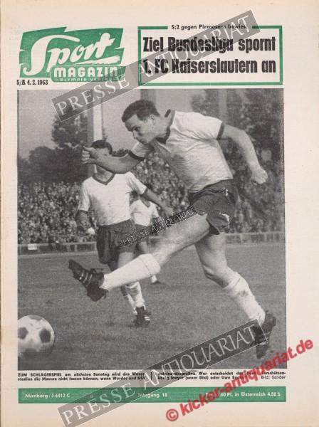 Sportmagazin Nr. 5A, 04.02.1963 bis 10.02.1963