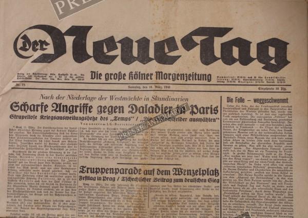 Der Neue Tag, 16.03.1940
