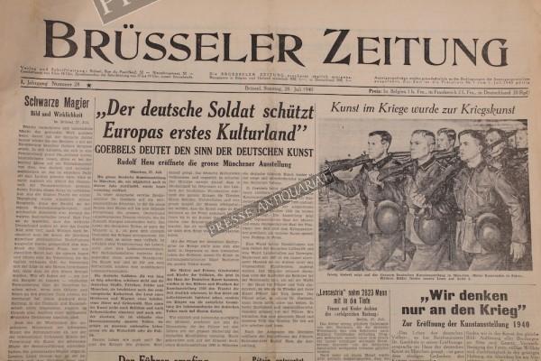 Brüsseler Zeitung, 28.07.1940