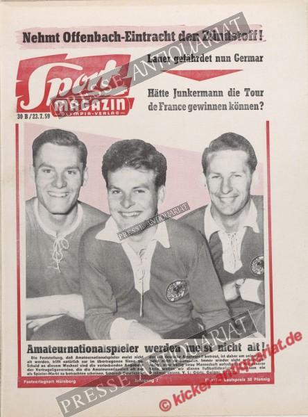 Sportmagazin Nr. 30B, 23.07.1959 bis 29.07.1959