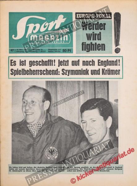 Sportmagazin Nr. 47A, 15.11.1965 bis 21.11.1965