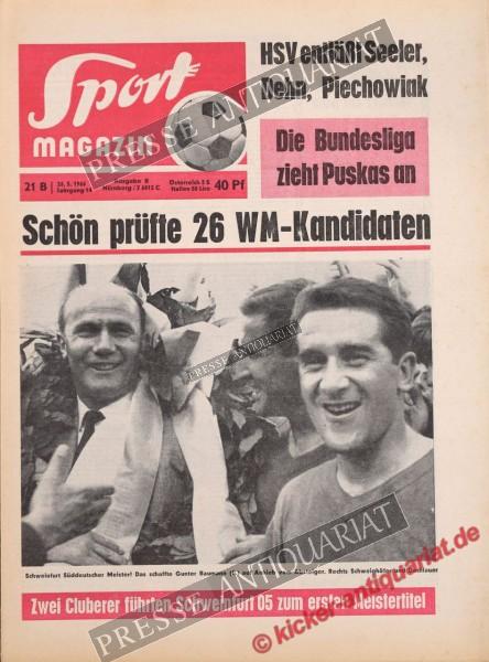 Sportmagazin Nr. 21B, 26.05.1966 bis 01.06.1966