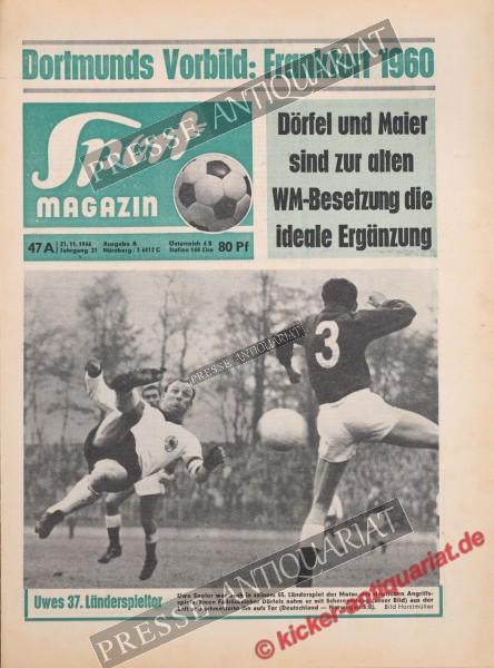 Sportmagazin Nr. 47A, 21.11.1966 bis 27.11.1966