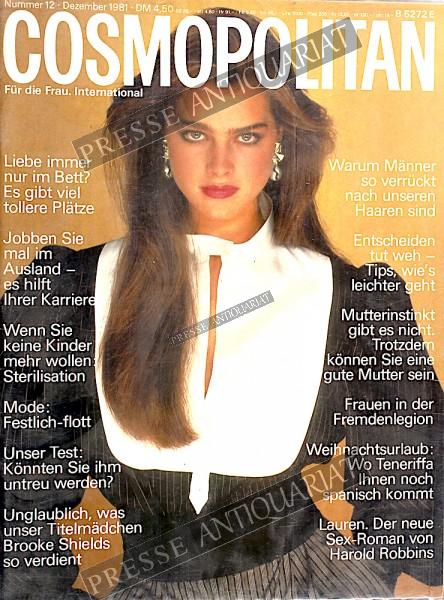 Cosmopolitan Modemagazin, 01.12.1981 bis 31.12.1981