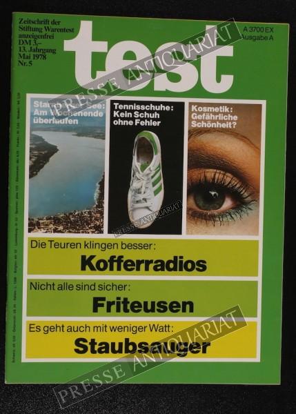 Test Zeitung der Stiftung Warentest, 01.05.1978 bis 31.05.1978