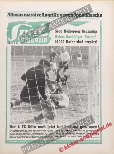 Sportmagazin Nr. 13A, 31.03.1959 bis 06.04.1959