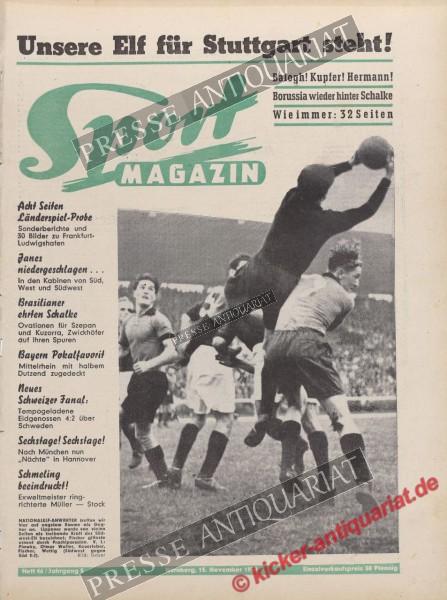Sportmagazin Nr. 46, 15.11.1950 bis 21.11.1950