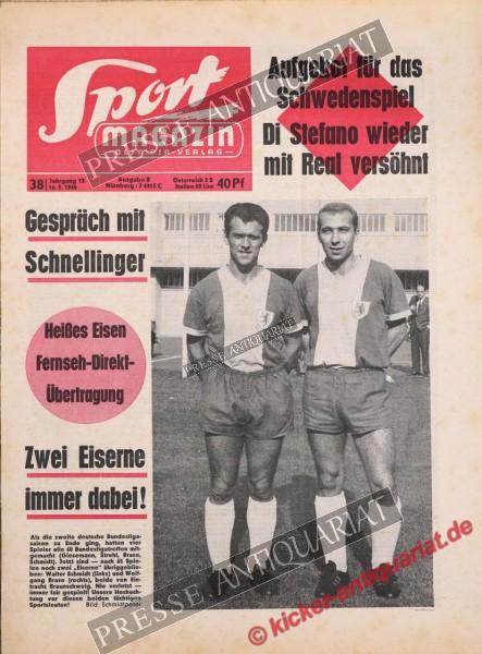 Sportmagazin Nr. 38B, 16.09.1965 bis 22.09.1965