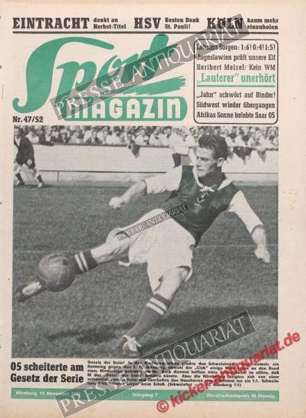 Sportmagazin Nr. 47A, 19.11.1952 bis 25.11.1952
