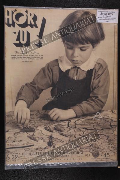 Rundfunkzeitung Hörzu, 15.07.1951 bis 21.07.1951