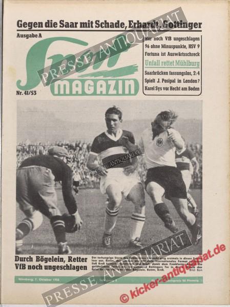 Sportmagazin Nr. 41A, 07.10.1953 bis 13.10.1953