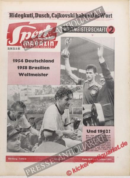 Sportmagazin Nr. 21B, 23.05.1962 bis 29.05.1962