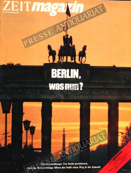 Zeit Magazin, 19.11.1971 bis 25.11.1971