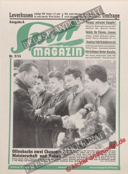 Sportmagazin Nr. 2A, 10.01.1955 bis 16.01.1955