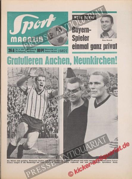 Sportmagazin Nr. 26A, 26.06.1967 bis 02.07.1967