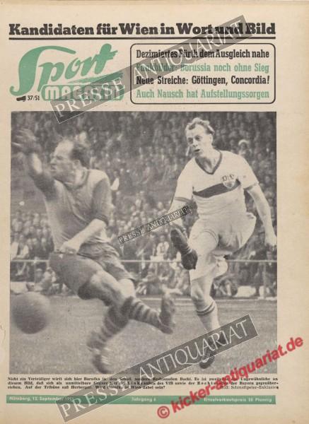 Sportmagazin Nr. 37, 12.09.1951 bis 18.09.1951