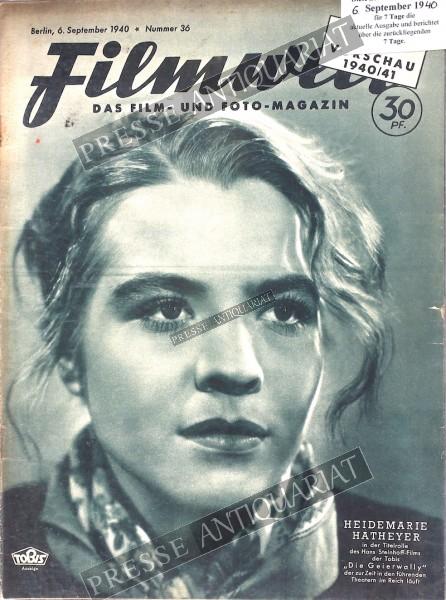 Filmwelt, 06.09.1940 bis 12.09.1940