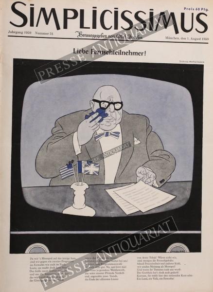 Simplicissimus, 01.08.1959 bis 07.08.1959