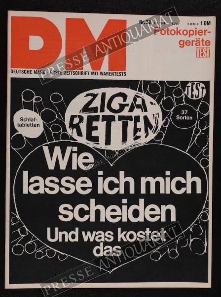 DM Die Deutsche Mark Zeitschrift mit dem Warentest, 06.08.1964 bis 12.08.1964