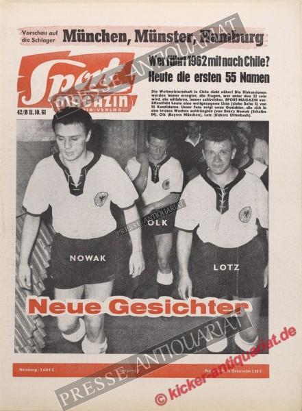 Sportmagazin Nr. 42B, 11.10.1961 bis 17.10.1961