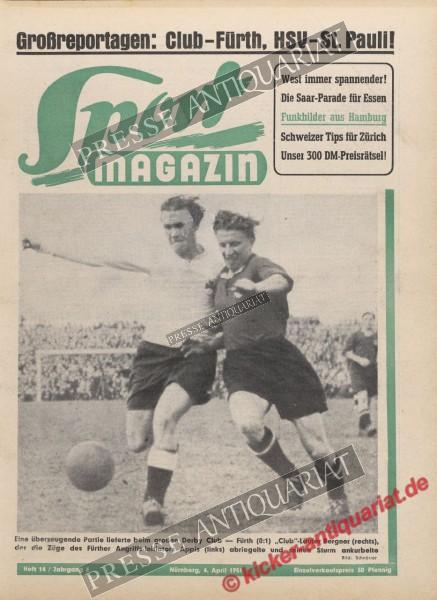 Sportmagazin Nr. 14, 04.04.1951 bis 10.04.1951